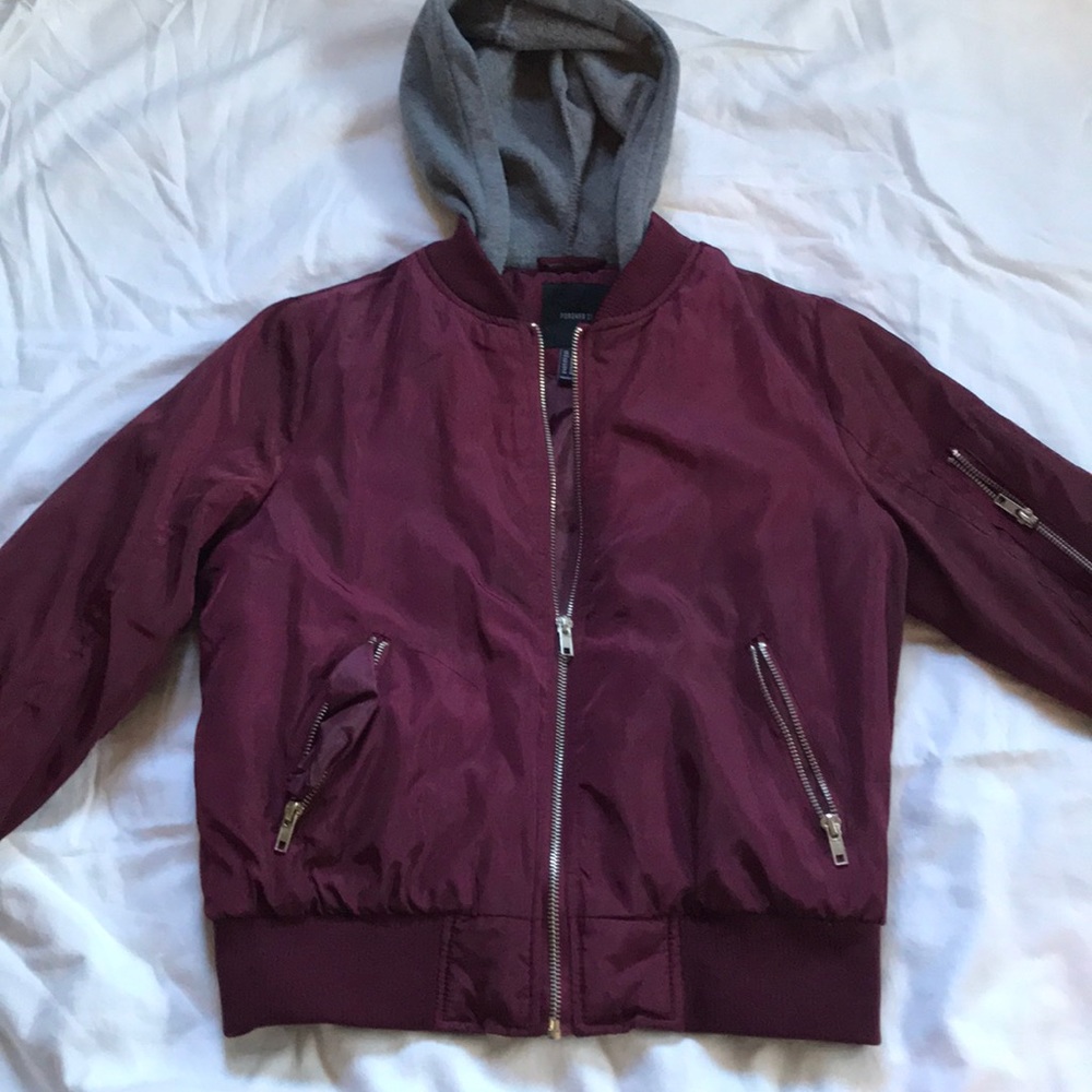 Bomber/hoodie jacket